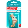 Image de Compeed® - Pansements Ampoules - Moyen Format - 5 Pansements Hydrocolloïdes - Pansement Cicatrisation Rapide qui accélère la guérison - Soin des Pieds - 6,8x4,2 cm