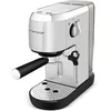 Image de riviera&bar Machine à Expresso Compacte - 1400W, 19 Bars, Réservoir 1,4L, Plateau Chauffe-Tasses, Filtre 1 et 2 Tasses, Arrêt Automatique - Compact et Polyvalent - Inox Satiné