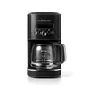 Image de riviera&bar Cafetière Filtre Programmable 1,8L - Chauffe Rapide 950W - Écran LCD, Départ Différé 24h - Système Stop-Gouttes, Alerte Détartrage - Black Satin