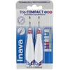 Image de Inava Trio Compact 6 Brossettes Interdentaires - ISO1/4/5 0,8/1,5/1,8 mm