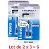 Image de Inava Trio Brossettes 3 Recharges pour Trio Compact/Flex - ISO0 0,6 mm