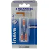 Image de Inava Brossettes 3 Recharges (Étroit) 1,2 Mm Orange Lot De 2 X = 6 , Unité (Lot 2)