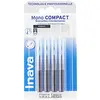 Image de Inava Brossettes Mono Compact 0.6mm Espaces Etroits Noir 4 unités + 2 Offertes
