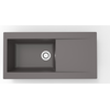 Image de Evier 1 grand bac, 1 égouttoir longueur 100 cm EINNA