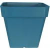 Image de Bac à fleurs carré - RIVIERA - SOLEILLA - Plastique - 49x49x45 cm - Bleu