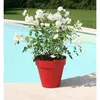 Image de Pot de fleurs - RIVIERA - Soleilla Rond - Ø 392 x 358 cm - 25L - Rouge