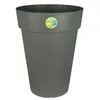 Image de Pot de fleurs - RIVIERA - Soleilla Rond - Ø 39 x H 52 cm - Gris pailleté