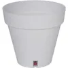 Image de Pot de fleurs rond - RIVIERA - LOFT - Plastique - D295 x H27 cm - Blanc