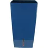 Image de Bac à fleurs carré RIVIERA EVA NEW HAUT - Plastique - H52x 28x28 cm - Bleu