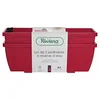 Image de Jardinière de Eva, 57cm, Rouge, Lot de 2