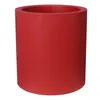 Image de Pot de fleurs - RIVIERA - Granit rond - D49 x H535 cm - 57L - Rouge