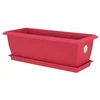 Image de Riviera Jardinière Rectangle, 80cm x 40cm, Rouge