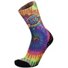 Image de Rywan No Limit Graphik Chaussettes de trail et de randonnée à motif, tige haute, Flower Power Pink, 38-40
