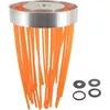 Image de Tête aluminium brosse 18 fils nylon pour débroussailleuse cylindrées 30 à 40cc