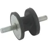 Image de Silent bloc universel modèles Diabolo - diamètre 40mm - L 30mm - Filet M8 - Longueur filet 19mm