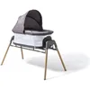 Image de William Kent 1733 Berceau Balancelle Weswing | 3 en 1 Berceau & Transat Bébé & Bassinet | Sac de Rangement, Capote et moustiquaire Inclus | Matelas déhoussable | Gris