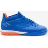Image de Chaussures de football enfant a lacets viralto III turf tf bleu et orange