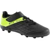 Image de CHAUSSURES DE FOOTBALL ENFANT A SCRATCH 100 EASY AG/FG NOIR ET JAUNE