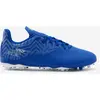 Image de CHAUSSURES DE FOOTBALL ENFANT A LACETS VIRALTO I MG/AG BLEU ET BLANC