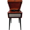 Image de DUAL Platine Vinyle sur Pied Vintage Bluetooth Entrant/sortant avec Haut parleurs intégrées