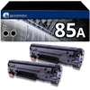 Image de 123CONSOMMABLES - Pack 2 Toners Compatible HP 85A Noir