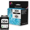 Image de 123CONSOMMABLES - 304 - Cartouches d'encre Remplacement pour HP Cartouche 304 Noir pour HP Deskjet 3760 2620 2625 2630 2635 2655 3700 3720 3755 Envy 5010 5020 5030 5032 (sans Puce)