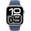 Image de Montre connectée APPLE WATCH S10 42mm Argent/Bracelet Bleu