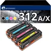 Image de 123CONSOMMABLES - Pack 4 Toners Compatible HP 312A/X