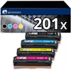 Image de 123CONSOMMABLES - Pack 4 Toners Compatible HP 201XL