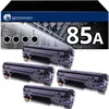 Image de 123CONSOMMABLES - Pack 4 Toners Compatible HP 85A Noir