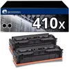 Image de 123CONSOMMABLES - 410X - Toners Compatible avec HP CF410A CF410X 410A 410X pour HP Color LaserJet Pro MFP M477fdw M477fnw M477fdn M452nw M377dw M452dn M452dw M477 M452 (Pack 2 Noir)