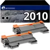 Image de 123CONSOMMABLES - PackToner Compatible avec Brother TN-2010 XL, 2 Toners Noir