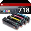Image de 123CONSOMMABLES - Pack 4 Toners compatibles Canon 718
