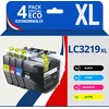 Image de 123CONSOMMABLES - LC3219XL Cartouches encre compatible avec Brother LC3219XL LC3219 LC3217 pour Brother MFC-J5330DW, J5730DW, J6930DW, J5930DW, J6530DW, J6935DW (1 Noir / 1 Cyan / 1 Magenta / 1 Jaune)