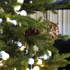 Image de LEALIGHT blachere illumination Guirlande lumineuse boules de coton 5 m   140 LED blanc pur fixe   Timer 6h + bouton ON/OFF   Câble blanc discret   Usage intérieur IP20