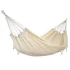 Image de JOBEK - Hamac Traditionnel KOCON Écru A Franges 340 x 140 cm