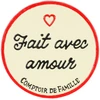 Image de Comptoir de Famille - Dessous de plat Amour ivoire - D.24.5 cm OS