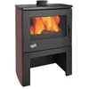 Image de Poêle À Bois 8.5kw Noir/carmin - 362113CARMIN