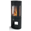 Image de GODIN - Poêle à bois longiligne 411106NOIR