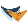 Image de MAÏKA Bavoirs foulard x3 | en mousseline de gaze doublure éponge | 3 coloris et imprimés différents | ouverture pratique avec boutons pression réglables