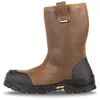 Image de JALLATTE - Bottes de sécurité marron et noire JALBOX SAS S3 CI HI HRO SRC 44 Marron/Noir