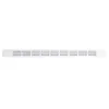 Image de Grille plat interieur simple 475x20mm blanc - RENSON - 10439