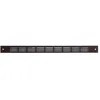 Image de Grille plat interieur simple 475x20mm noir - RENSON - 17372