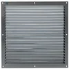 Image de Grille estampée 436 largeur 300mm hauteur 300mm anodisé argent - RENSON - 10870