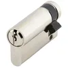 Image de Demi-cylindre européen 5 goupilles 5G 10x60mm pour fermeture anti-panique laiton nickelé 3 clés - HERACLES - C100115