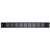 Image de Grille plate 488 375x30mm noir - RENSON - 17376