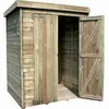 Image de CERLAND Armoire de Jardin Bois THEOFIL - 2 m² - 156 x H135,6 x 195 cm -