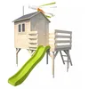 Image de Maisonnette en Bois sur pilotis avec Toboggan pour Enfants   Joséphine