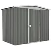 Image de Forest Style Abri de Jardin en métal Gris 3,2 m² Fraser en - 236 x 154 x 200 cm - Cerland