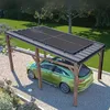Image de CERLAND Carport Solaire Bois Elio - 15,5 m² 508x305x322 cm -